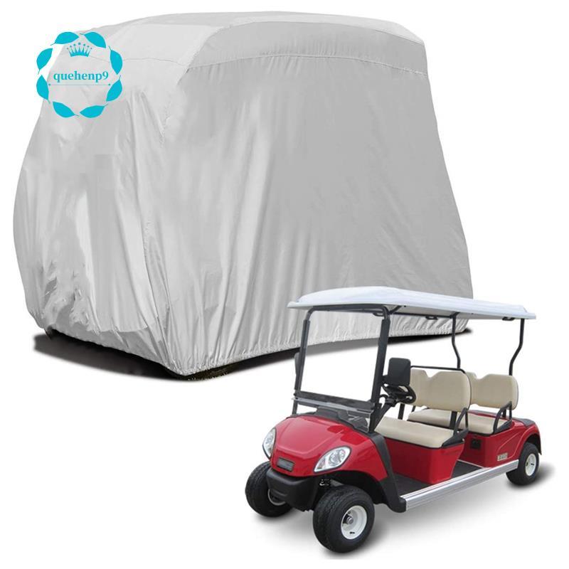 [Fast QQ]4 ฝาครอบรถกอล์ฟโดยสาร 210D Oxford กันน้ํากันฝุ่นหลังคา Rain Cover สําหรับ EZ GO, Club Car,