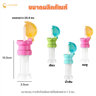 LAKOEMALL จุกเสริมขวดน้ำสำหรับเด็ก ฝาขวดน้ำสำหรับเด็ก ป้องกันการสำลัก ฝาขวดฟาง 2-in-1 ฝาพร้อมหลอดดูด