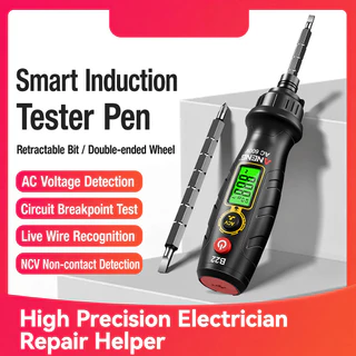 Pcbfun ANENG B22 อัจฉริยะ Digital Ratchet Test ปากกา Multi functional แบตเตอรี่ชาร์จทดสอบเปิด/ปิดปากกาทดสอบไขควง