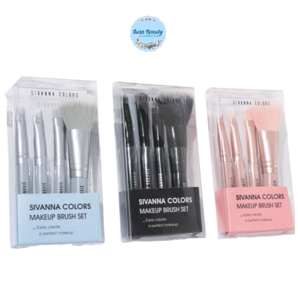 Sivanna เซตแปรงแต่งหน้า 4 ชิ้น Pro Makeup Brush Set BR-191 💖
