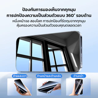 1แถม1 ฟิล์มกระจก คมชัดสูง ป้องกันรอยนิ้วมือ ใช้สำหรับ iPhone 11 12mini 13 14 15pro 16Plus 17 Pro Max