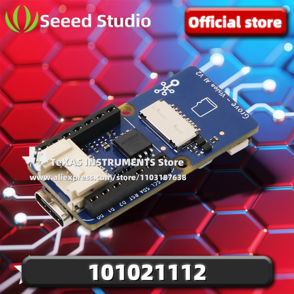 TI Official Seeed Studio Grove - Vision AI Module V2 - Arm Cortex-M55 & Ethos-U55, TensorFlow และรอง