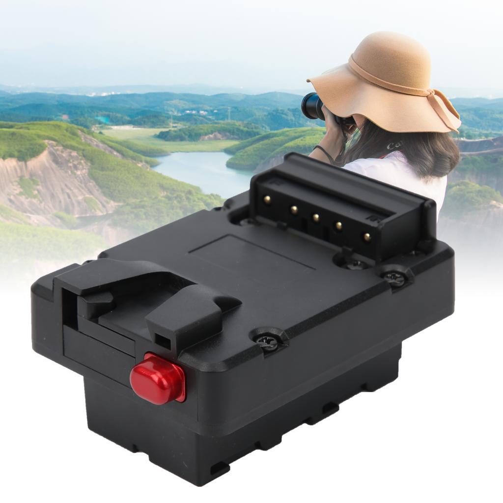 Calinodesign V Lock อะแดปเตอร์แบตเตอรี่ Mount to NP F 14.8V D tap Output Port Plate สําหรับจอภาพเติม