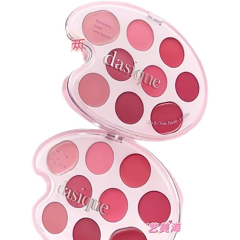 ของแท้เกาหลี Dasique/Dasique สินค้าใหม่ Lip Cheek Dual-Use Multi-Function Palette Blush Lip Glaze