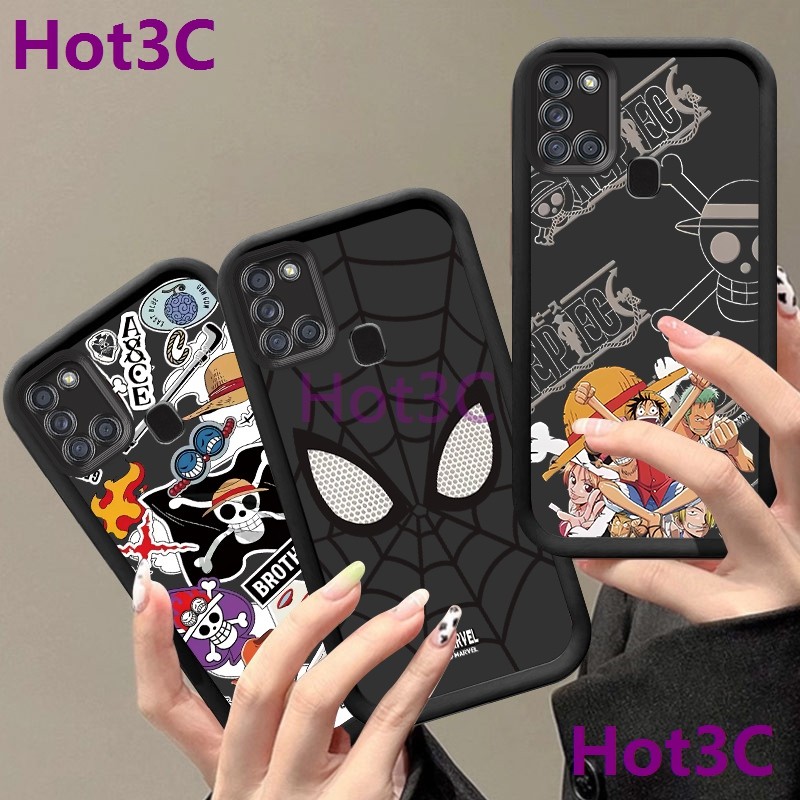 เคส For Samsung A21S tpu นุ่ม ราคาถูก HYKJ1688 พร้อมสต็อก hockproof กันชนเคสโทรศัพท์ JGS