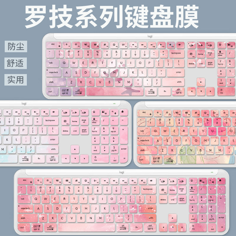 เหมาะสําหรับ Logitech MK470 K580 K950 K380 เดสก์ท็อปคีย์บอร์ดฟิล์ม K480 K780 K120 MK120 MK275 MK270 