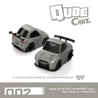 [โมเดลรถขายดี] MINI GT NISSAN NISSAN LB Set QubeCarz รุ่น Q โมเดลรถโลหะผสม