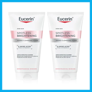 Eucerin Spotless Brightening Amino Cleansing Foam [150g x 2pcs] โฟมล้างหน้าสูตรอ่อนโยน ยูเซอริน.