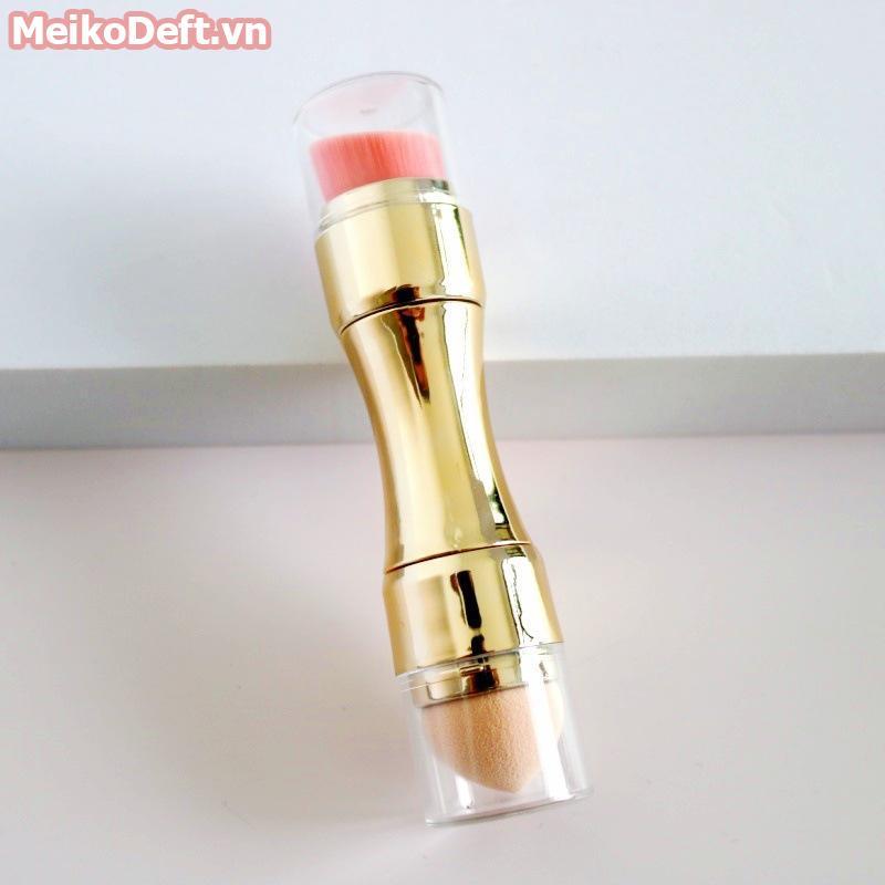 MeikoDeft ชุดแปรงแต่งหน้าสําหรับเดินทาง 4in1 แปรงรวม Face คอนซีลเลอร์ Foundation อายแชโดว์และริมฝีปา