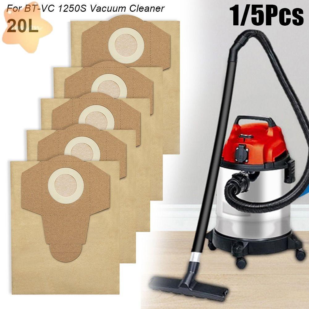 IMLON 1/5 ชิ้นเปียกและแห้ง Vac กระเป๋า, ฝุ่น 20 ลิตรถุงเก็บฝุ่น, อุปกรณ์เสริมเครื่องดูดฝุ่นสําหรับ Einhell