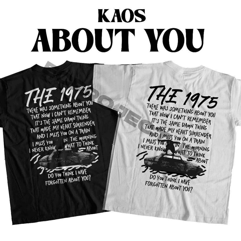 [สินค้าพร้อมส่ง] (พร้อมส่ง ) [uarantee] T-shirt ABOUT YOU THE 1975 S-5XL