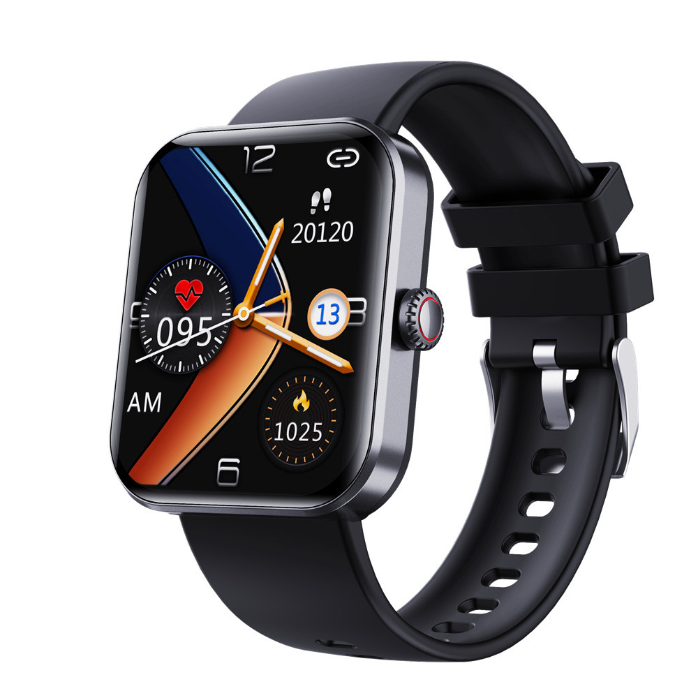 Smartwatch F57L with Bluetooth measures body temperature, heart rate, blood oxygen, blood pressure, 