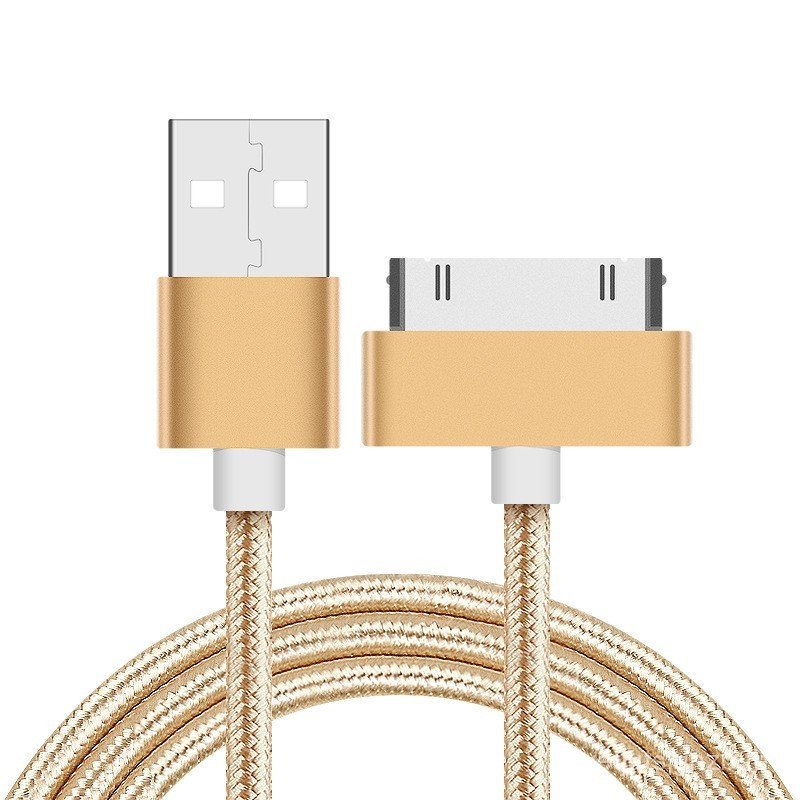 เหมาะสําหรับแท็บเล็ต Apple i4S 2 อลูมิเนียมอัลลอยด์ไนลอนถักสายเคเบิลข้อมูลโทรศัพท์มือถือชาร์จ RRAD