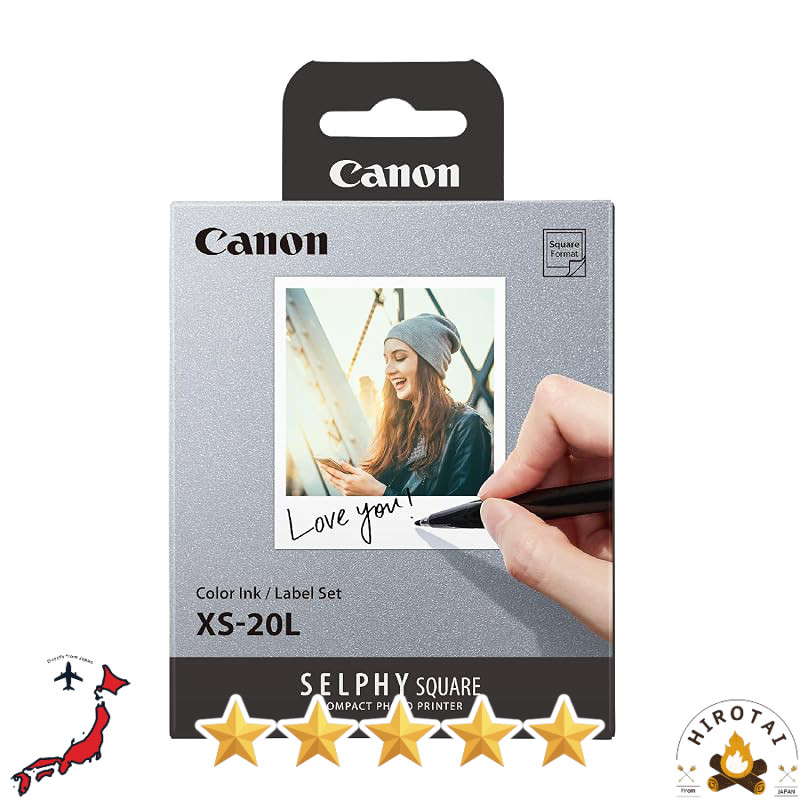 Canon Genuine Ink & Paper Set for SELPHY Square QX10/QX20 (XS-20L)