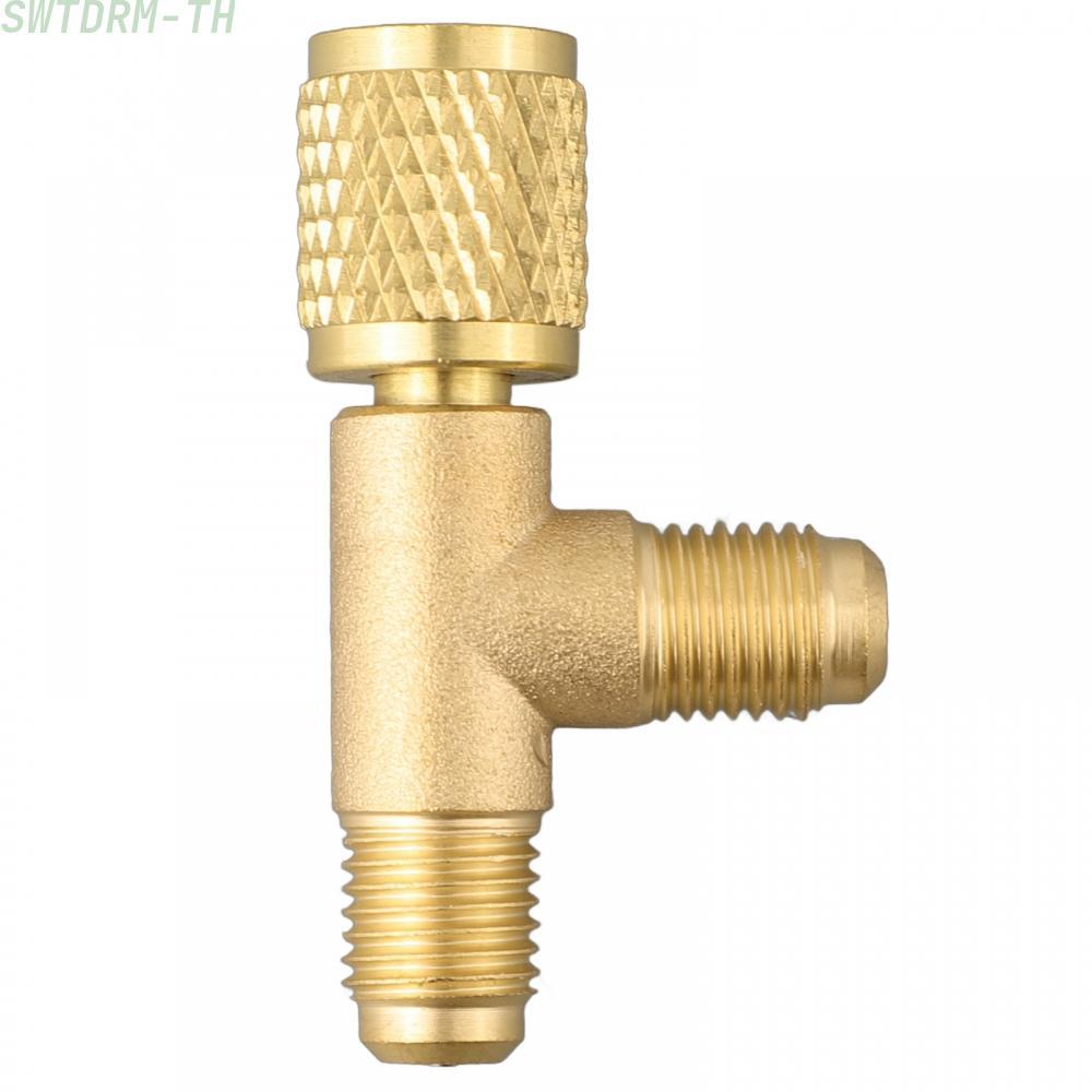 【SWTDRM】Practical Quick Connector T-Adapter Rust-proof 1/4in SAE Interface Brass