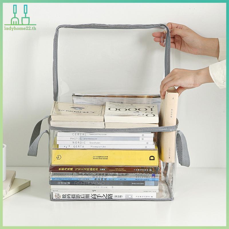 DOULADY กล่องหนังสือพับได้หอพักนักเรียนห้องเรียนหนังสือโปร รูปที่ 3