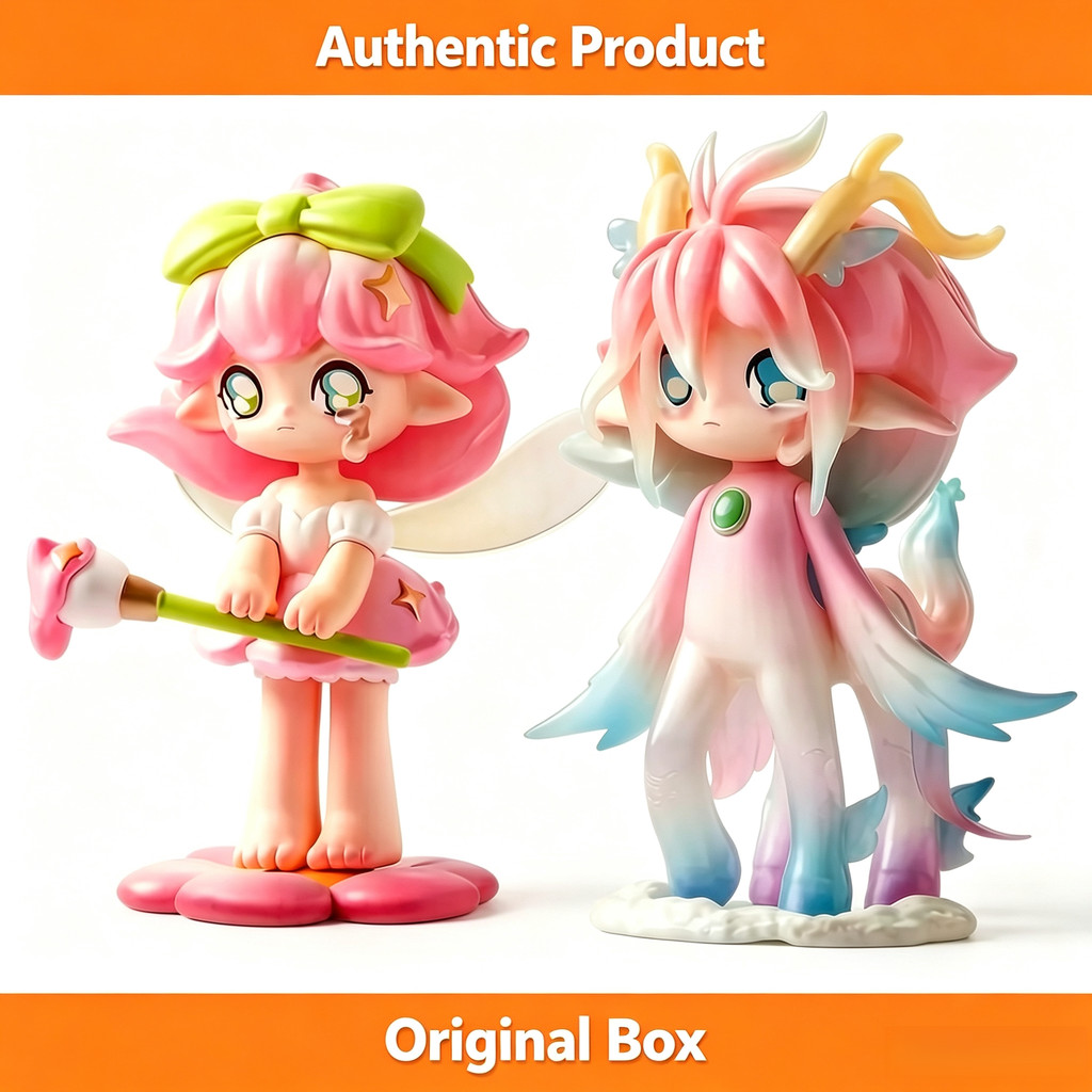 [ความลับ] POPMART AZURA Spring Fantasy Series อินเทรนด์เล่นฟิกเกอร์ปริศนากล่องของขวัญ
