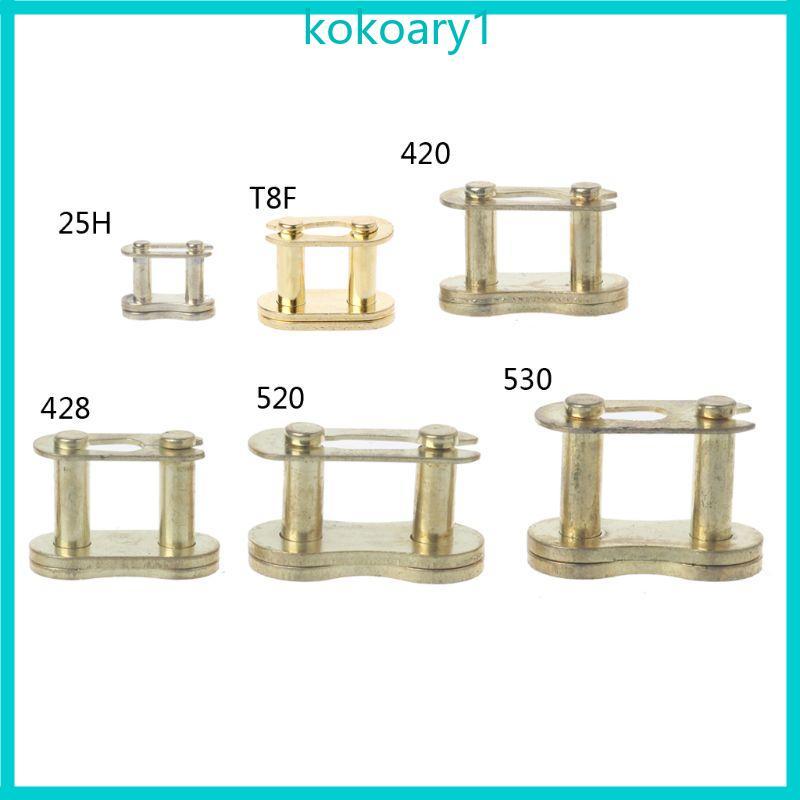 KOKO โซ่รถจักรยานยนต์ Master Buckle Ring Link 25H T8F 420 428 520 530 Connecto