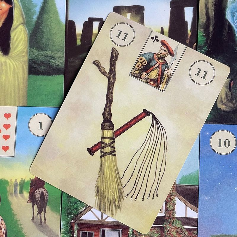 Pa Lenorman Oracle Pagan Lenormman Lenorman Oracle Card Card Card 10 * 7 ซม.