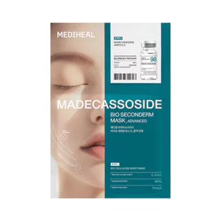 Mediheal เมดิฮีล มาเดแคสโซไซด์ ไบโอ เซคเคินเดิร์ม มาสก์ เบลมิช รีแพร์ 1 แผ่น+แอมพูล 4 มล.