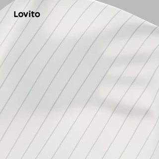(New Arrival) Lovito ชุดเดรสลําลองลายดอก สไตล์สบายๆ สําหรับฤดูใบไม้ผลิ/ฤดูร้อน สีแอปริคอต สําหรับผู้หญิง ทำงาน เกาหลี อินเทรนด์ L200AD014