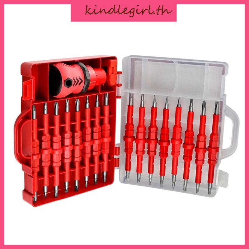 KING 34 Slot Ratcheting ไขควงชุดพร้อมน้ํายาจัดเก็บสําหรับซ่อมในครัวเรือน