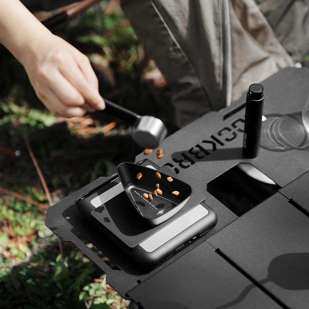 MHW-3BOMBER BeanBoat Coffee Bean Dosing Cup Aluminum Alloy Coffee Dosing Tray Coffee Bar Accessories