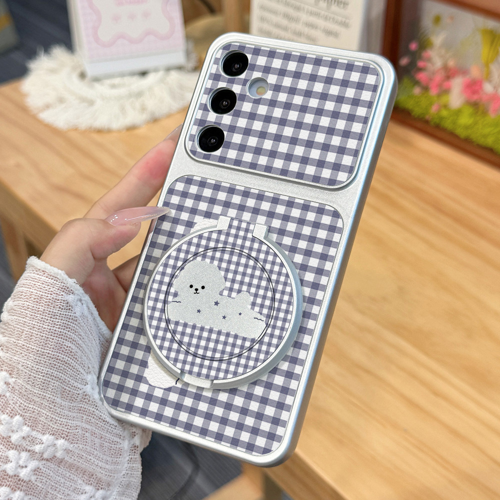เคสโทรศัพท์ for Samsung A56 A55 A17 A57 A07 A54 S24 S25 S26 Ultra A16 A05S A15 A34 A35 A36 A23 A52 A37 A06 พร้อมขาตั้ง