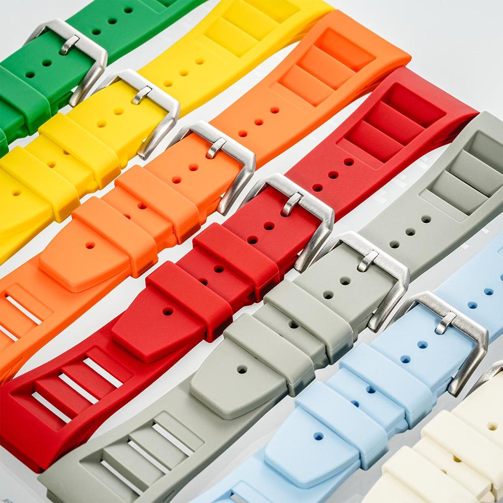 สายนาฬิกายางเข้ากันได้สําหรับ Apple Watch S10 46mm S11 46mm 44mm 45mm