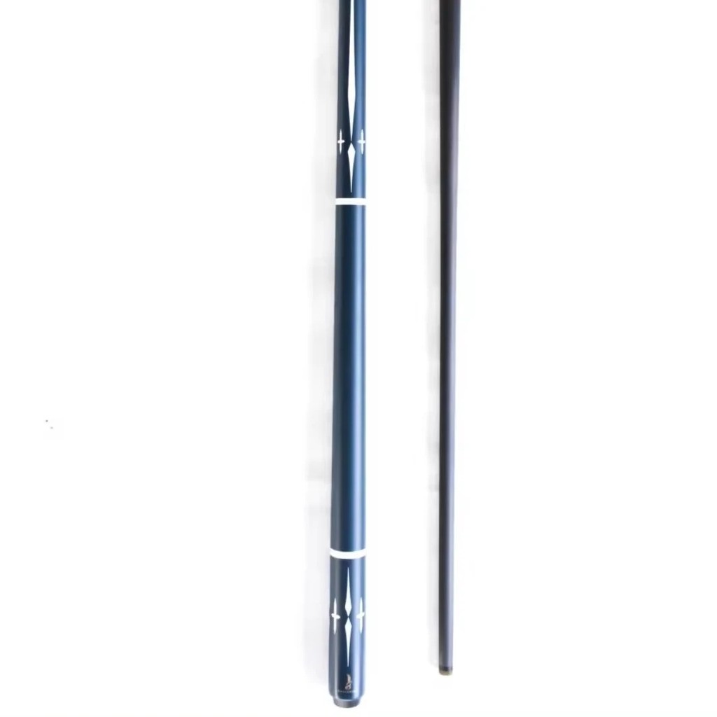 Xueqing ขายร้อน 147 ซม.คาร์บอนไฟเบอร์ 1/2 สมาชิก Rod Snooker Cue พร้อมล้อกลางแขนป้องกัน-&*