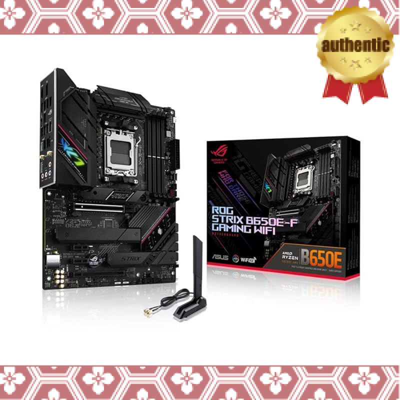ASUS ROG STRIX B650E-F GAMING WIFI ATX Motherboard supporting AMD Ryzen 7000 Series AM5 with B650 ch
