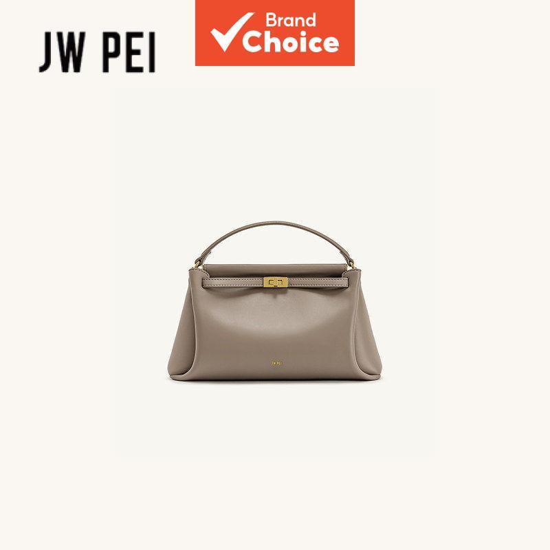 JW PEI กระเป๋าถือผู้หญิง กระเป๋าถือแฟชั่นหรูหรา กระเป๋าเอกสารทรง结构化 ของขวัญสําหรับทํางาน ออฟฟิศ ปาร์ตี้ เดินทาง