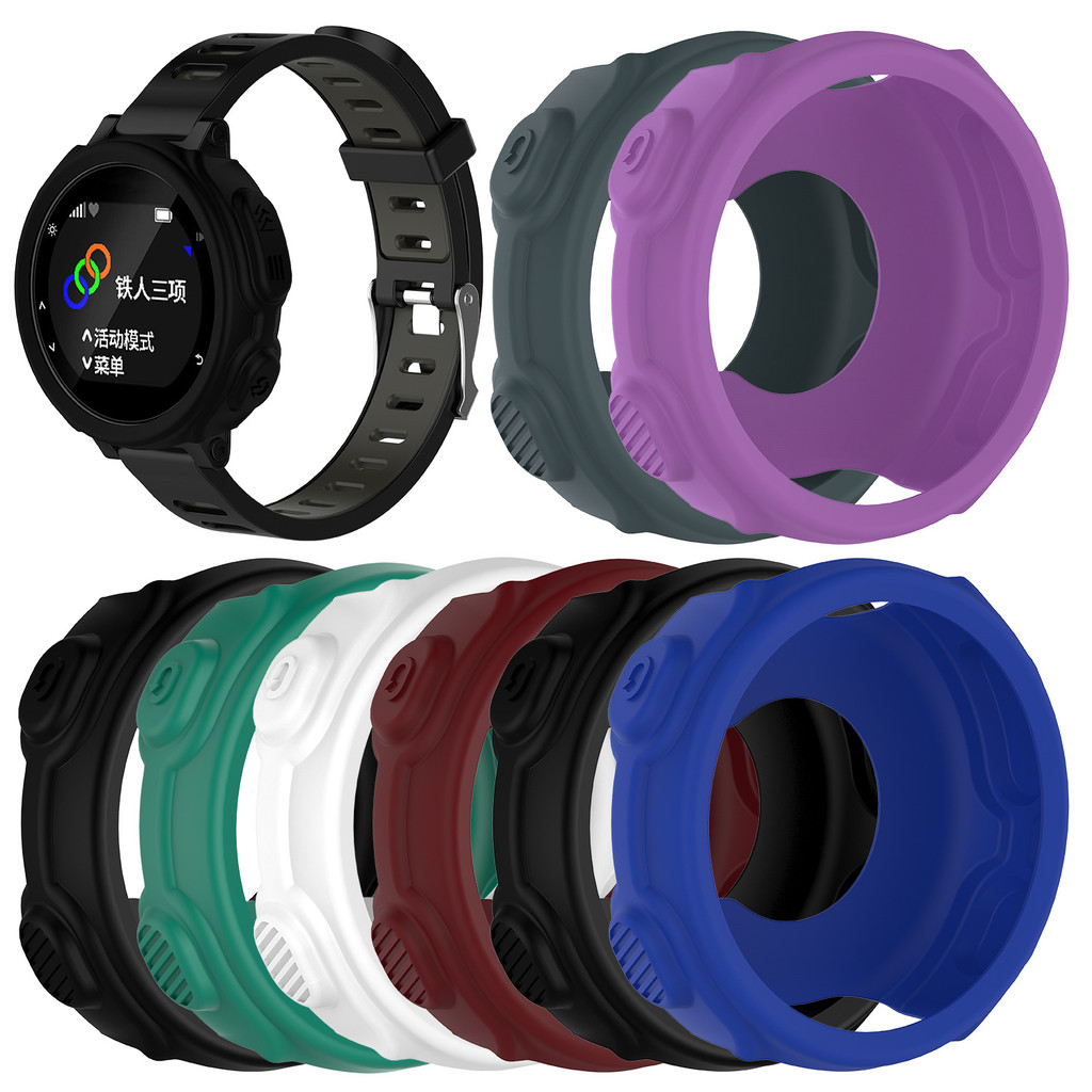 เหมาะสําหรับ Garmin Garmin forerunner235/735XT เคสซิลิโคนสากลเคสป้องกันนาฬิกา MTTC