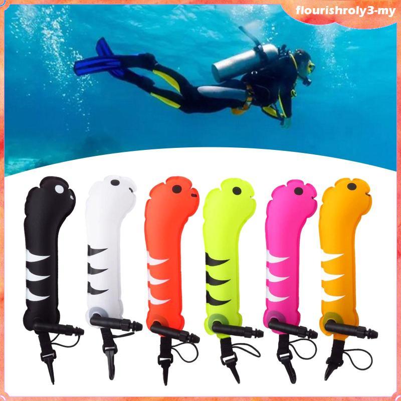 [Flurish] Surface Marker Buoy Smb, Portable Easy Inflation Compact Diving Buoy Tube Dive for Diving 