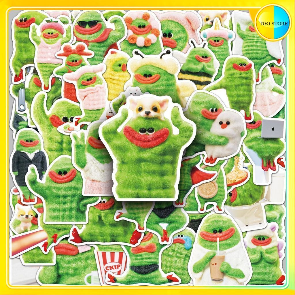 🚚พร้อมส่ง🚚 50แบบ Sticker การ์ตูน มะระขี้นก ท่าทาง Ms. Bitter Gourd Melon Cartoon Gesture Character