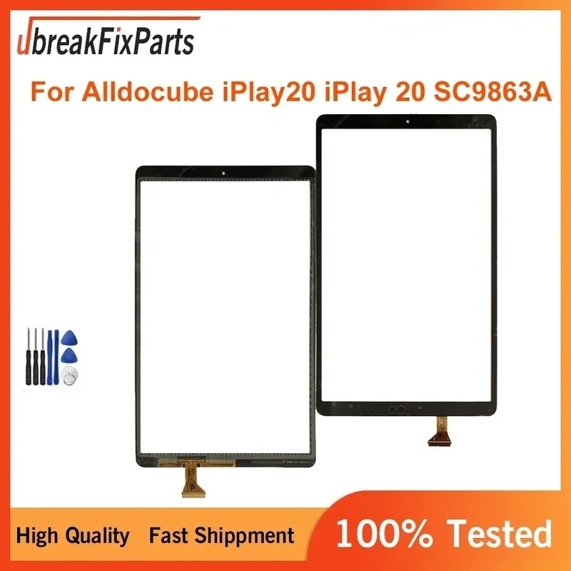 10.1 "สําหรับAlldocube IPlay20 IPlay 20 SC9863A Touch Screen Digitizerแผงแก้วสําหรับCube IPlay 20