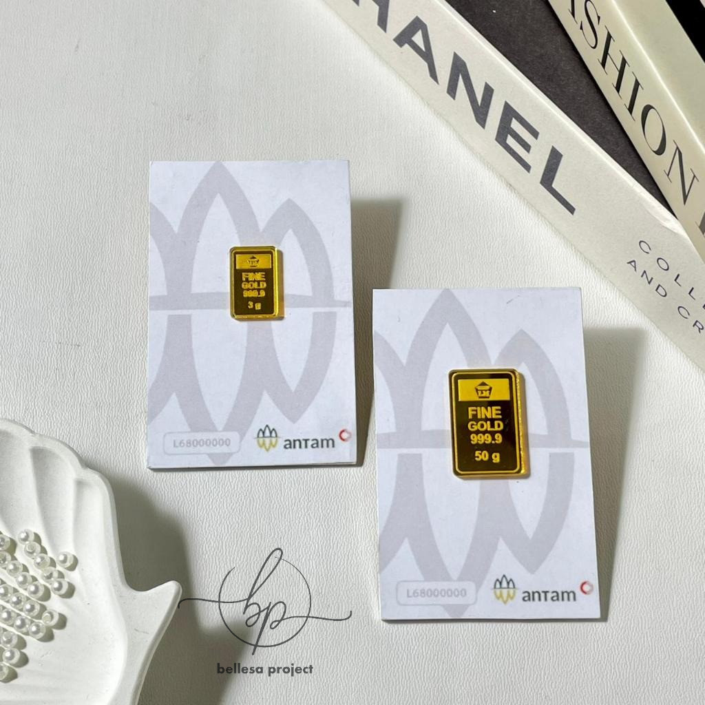REPLICA ANTAM GOLD ACRYLIC PRECIOUS METAL PAPER REPLICA CARD BM52