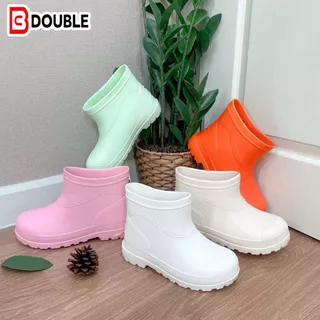 🔥รองเท้าบูทสั้น EVA กันน้ำ น้ำหนักเบา ใส่สบาย สำหรับทำสวน ล้างบ้าน เดินฝน มีให้เลือก 5 สี รุ่น CT607 BB Double