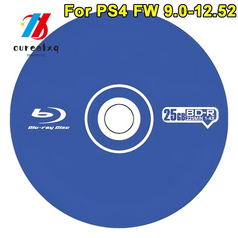 OUREAPH BD-JB Disc, สําหรับ Firmware 9.0-12.52 เล่นสํารองเกม All-in-One Jailbreak Disc, 1 Click Boot