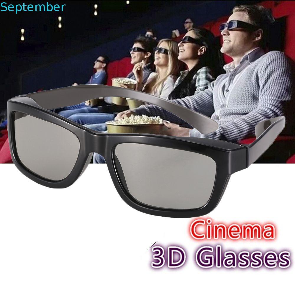 SIPTEMBER ภาพยนตร์แว่นตาพลาสติก Circular Projector Cinema 3D เกม DVD 3D Vision