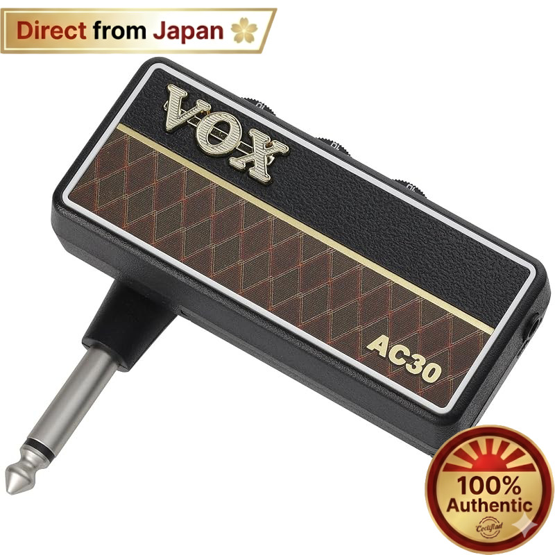 VOX amPlug2 Bass - Compact Wireless Headphone Amp for Home Practice with Built-in Rhythm Patterns