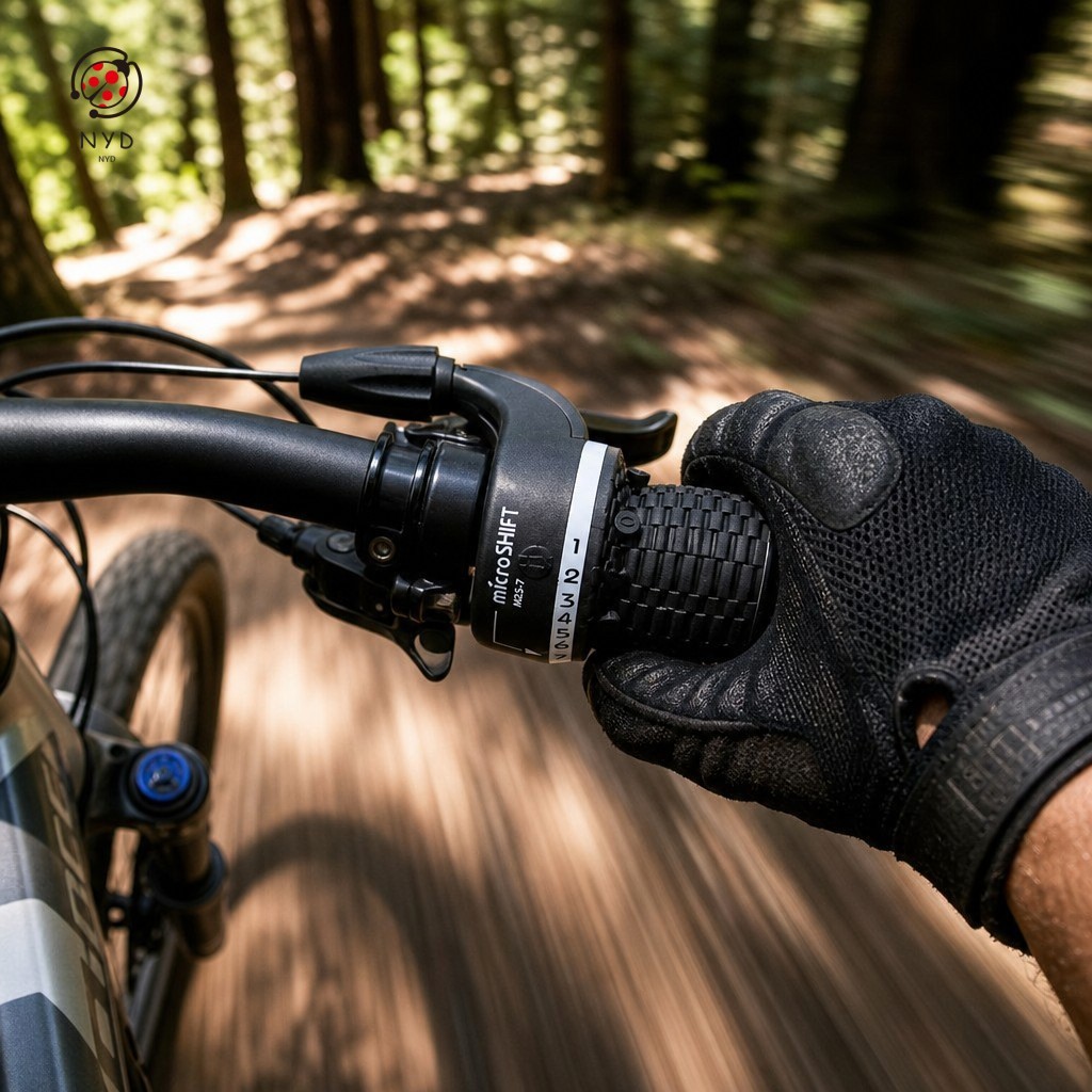 7 Speed Twist-Grip Shifter สําหรับจักรยานจักรยานเสือภูเขาอะไหล่ทดแทนจักรยานเสือหมอบ