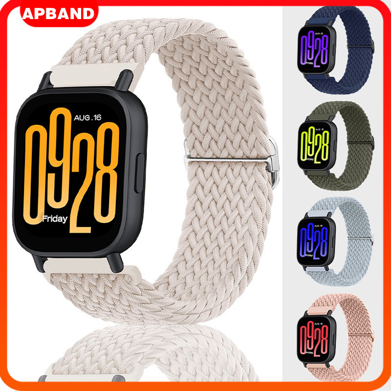 สายไนลอนถัก 22 มม. 20 มม. for Redmi Watch 5 Active/5 Lite/Garmin Watch Forerunner 165 570 265/Huawei/Amazfit Bip 6