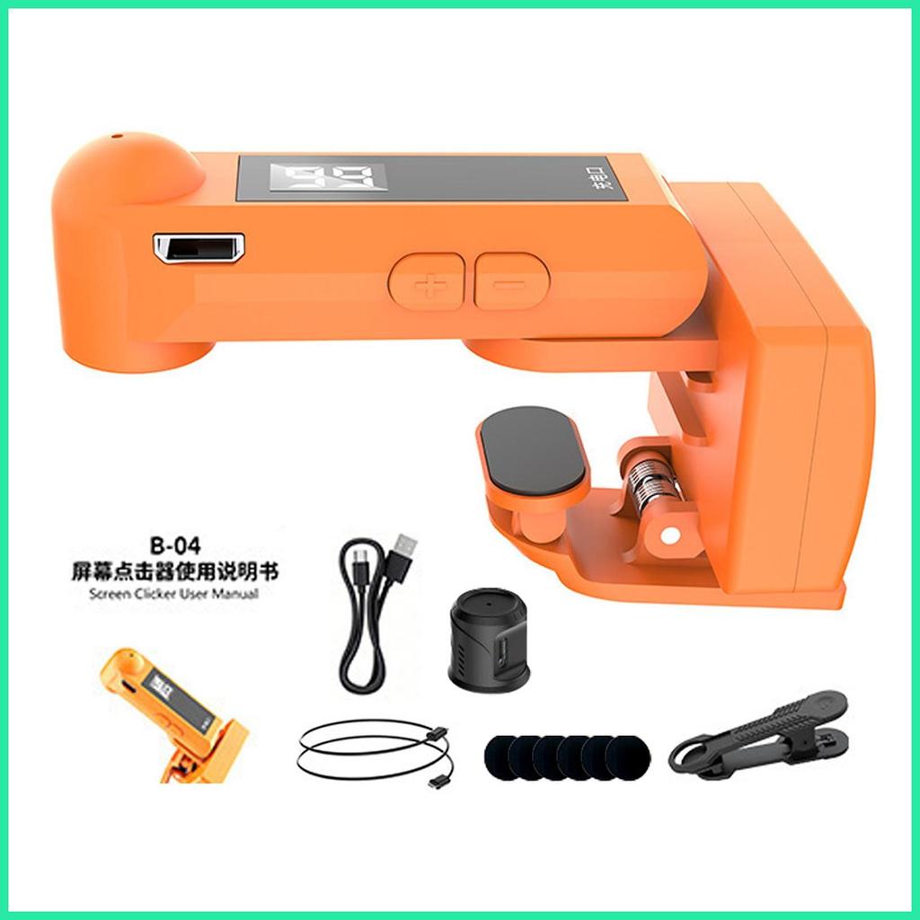 Auto Clicker แบบพกพาชาร์จ 107 อุปกรณ์ปรับความเร็ว Auto Clicker Tapper สําหรับสมาร์ทโฟนแท็บเล็ต Live 
