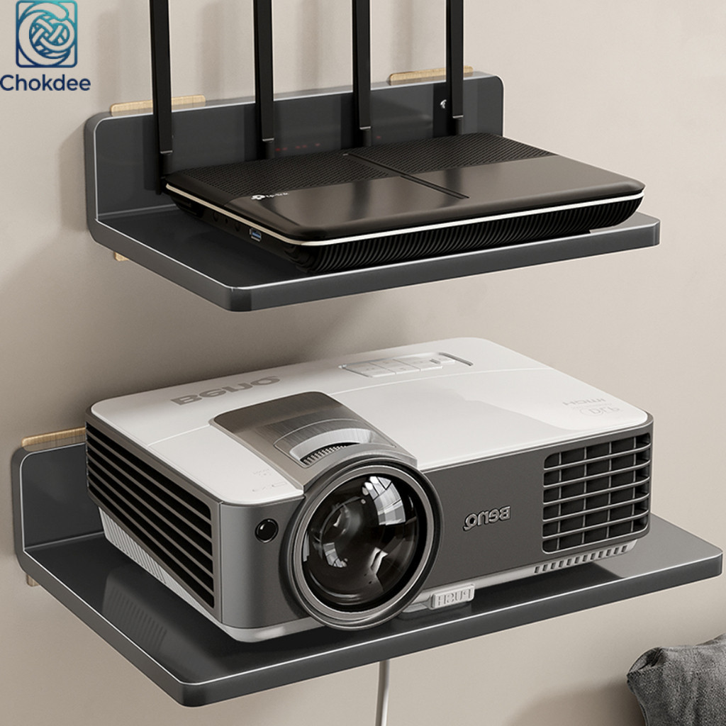 ร้านคนไทย! ชั้นวางกล้องวงจรปิดแบบไม่เจาะ วาง router wifi โปรเจคเตอร์ 3ขนาดให้เลือก
