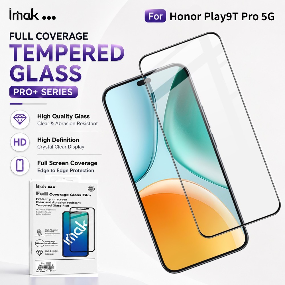 ฟิล์มกระจก สำหรับ Honor Play9T Play 9T Pro X9c 5G กันน้ำมัน 9H ความแข็ง FM0003