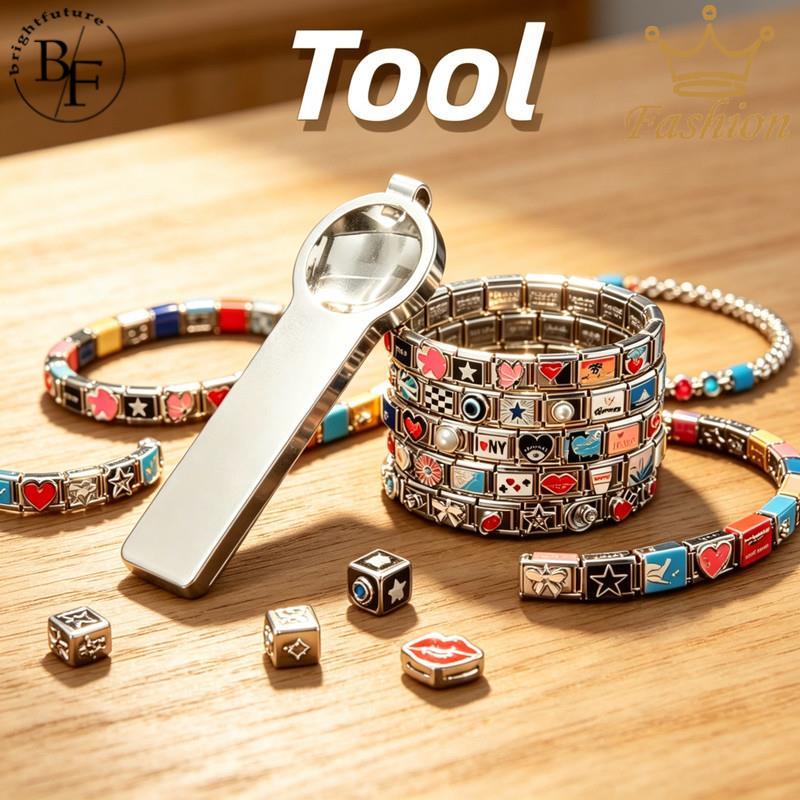 เครื่องมือสแตนเลสอิตาเลี่ยน Charm สร้อยข้อมือสําหรับ DIY Link Chain เครื่องประดับ DIY ทํา