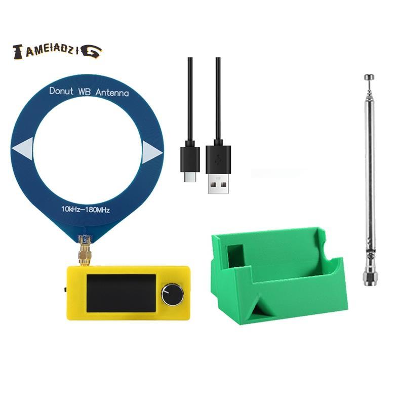 [คุณภาพ T]SI4732 ชุดรับสัญญาณวิทยุ+เสาอากาศ+ขาตั้ง 10-180MHz 1.9 นิ้วจอแสดงผล FM/AM/LSB/USB SI4732 ว
