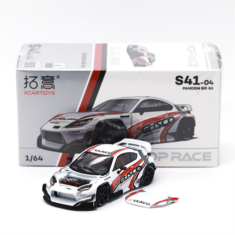 Xcartoys x POP RACE 1:64 PANDEM GR 86 CUSCO รถโมเดลDiecast