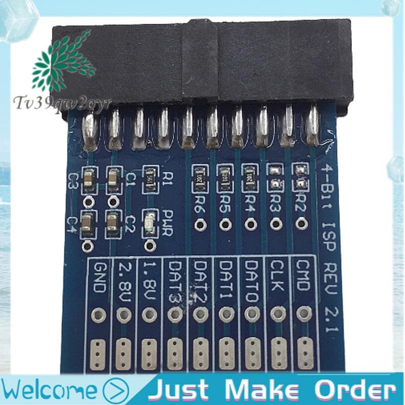 อะแดปเตอร์ใหม่ JTAG , ISP 4-BIT ISP REV 2.1 สําหรับ Easy Jtag Plus Box / เครื่องมือ ESAYJTAG